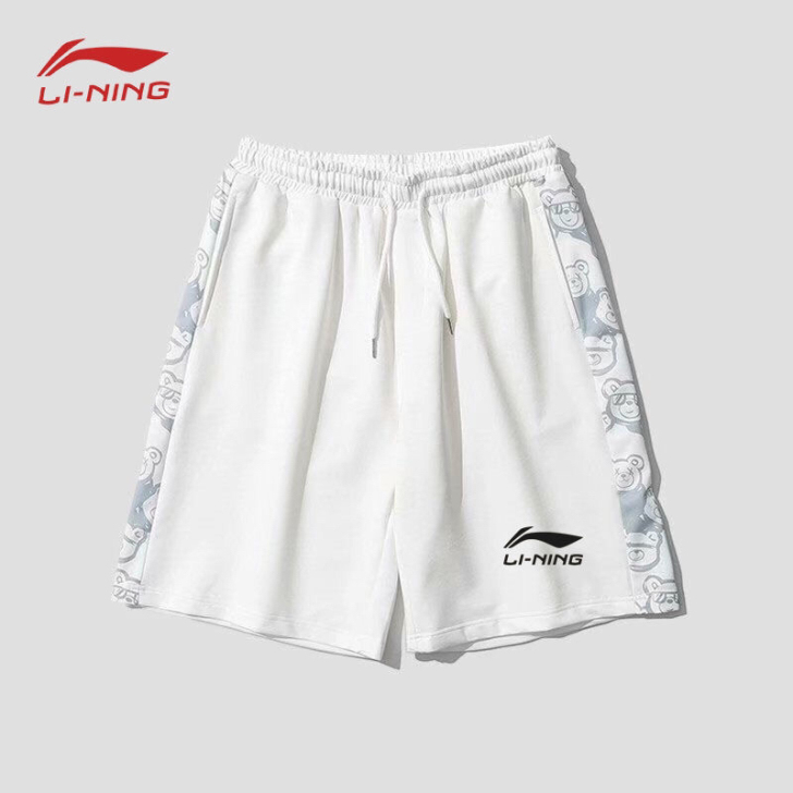 2021夏季国潮LN趣味印花运动短裤男休闲...