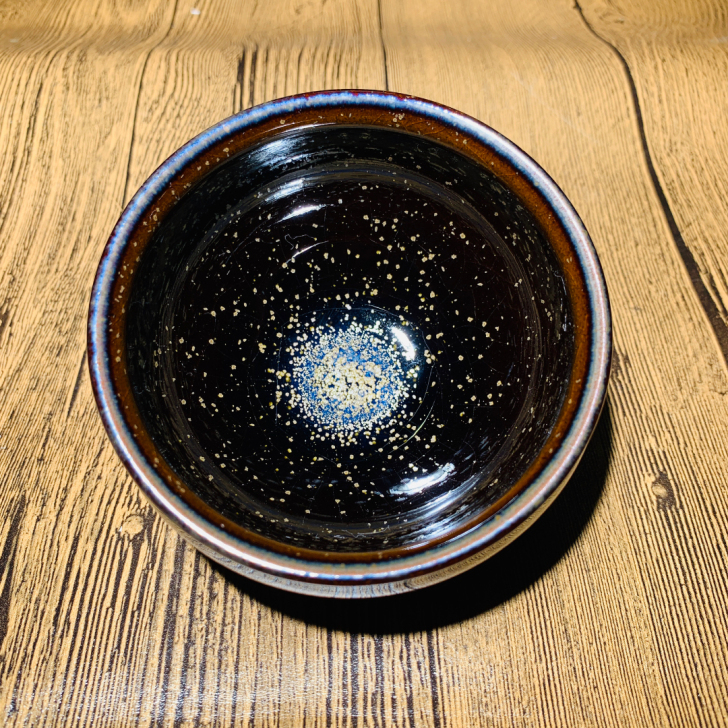 新品 将军冰裂柴烧盏建盏主人杯  口径9高...