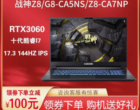 Hasee/神舟 战神十代英特尔Z8-CA...