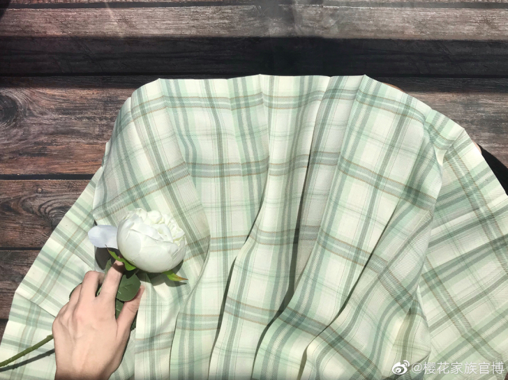 樱花家族原创jk格子裙 jk制服裙短裙【青...