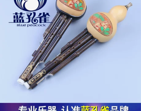 蓝孔雀 葫芦丝 D c调 降b调 G/F调...