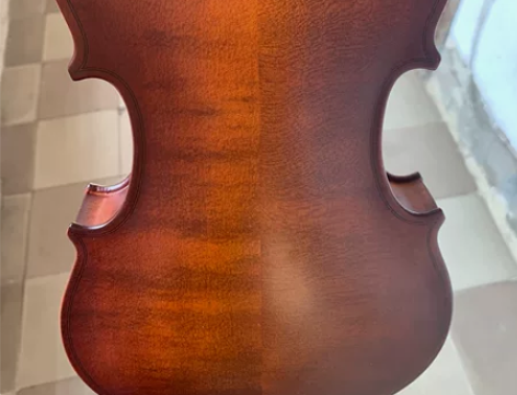 1/2原木手工虎纹哑光小提琴、已有10多年...