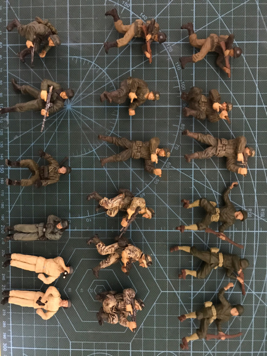 FOV1/32系列散货兵人 个别枪掉落 个...