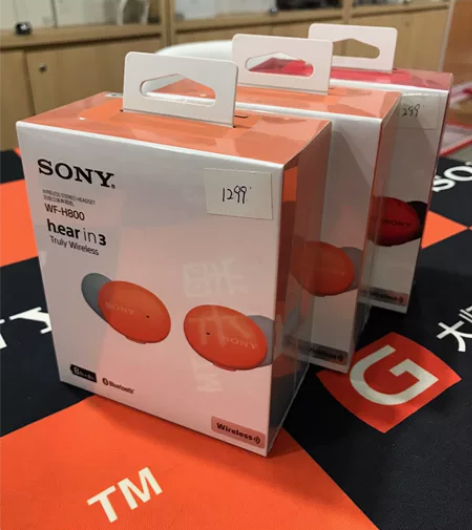 SONY索尼WF-H800蓝牙无线耳机 橘...