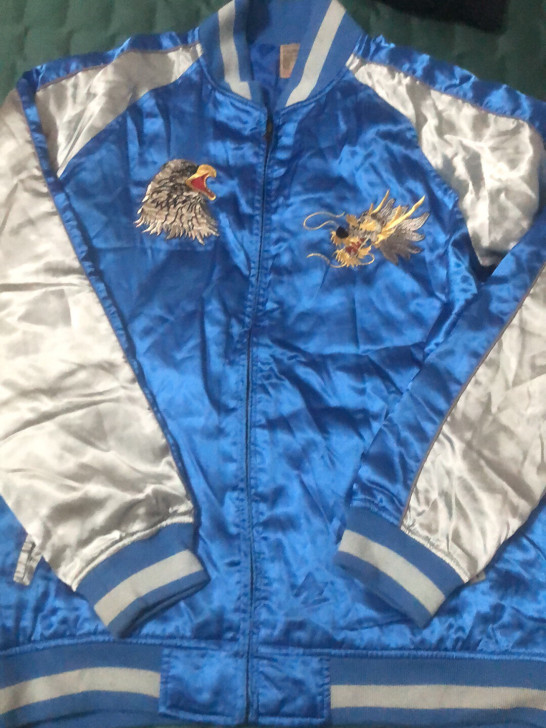 横须贺棒球外套，衣长71，袖长65，胸围5...