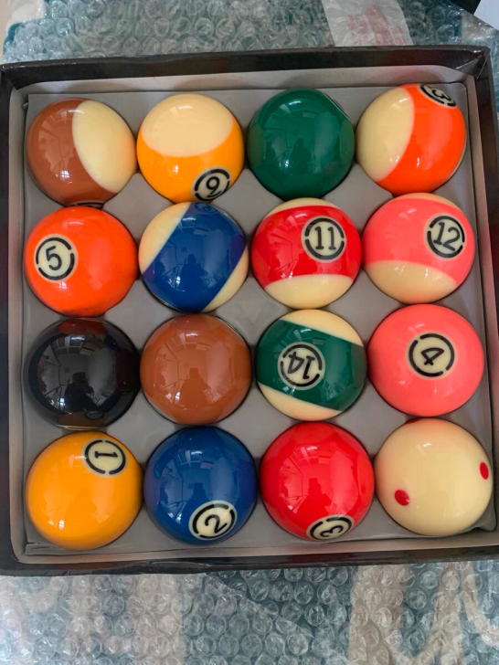 全新国产黑金刚TV水晶台球，5.72尺寸，...