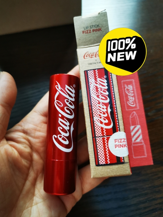 faceshop全新正品菲诗小铺可口可乐唇...