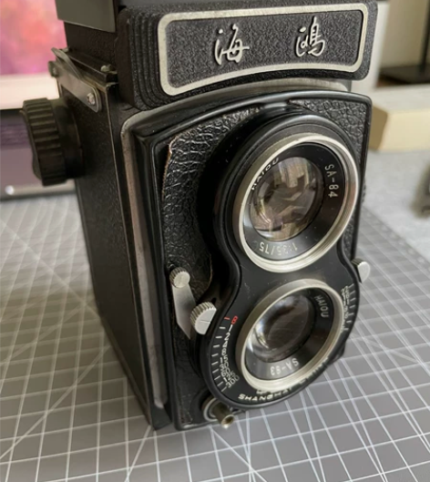 海鸥  照相机 皮背带，少见的早期产品，功...