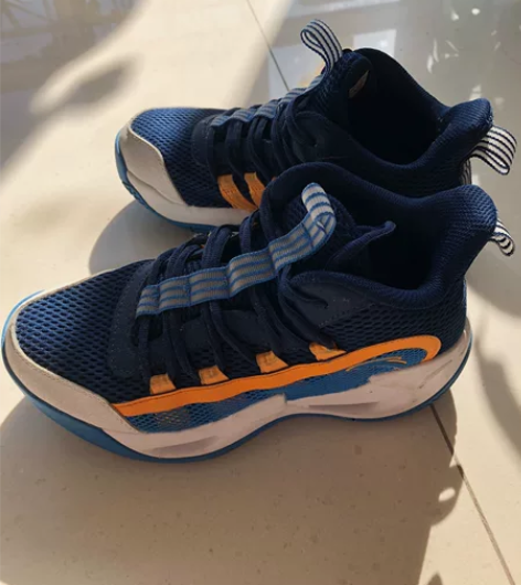 安踏 儿童篮球鞋 大童 男孩鞋 学生夏季网...