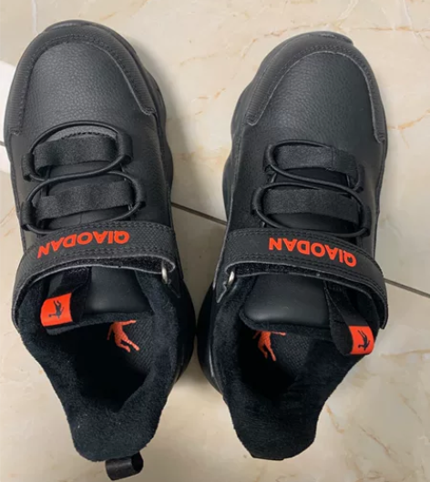 乔丹 儿童冬季二棉鞋加绒运动鞋32码 鞋买...