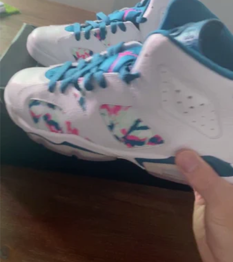 全新aj6 扎染 货号:543390-1...