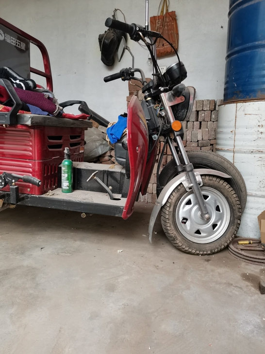自己家的福田110三轮车！行驶了500多公...