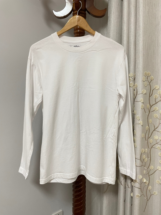 韩国长袖T恤女套头叠穿内搭上衣纯棉男情侣款...