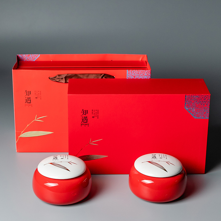茶叶套装礼盒包装，不含茶叶，弘博臻品 素陶...