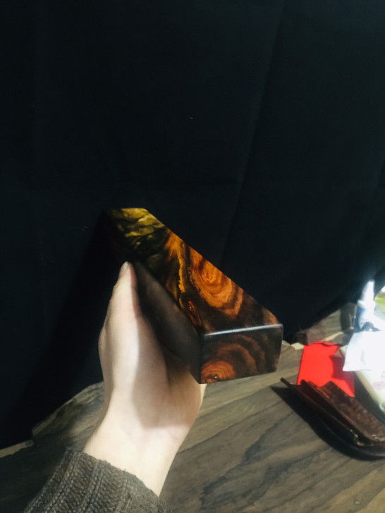 单身镇纸，大红酸枝变异花纹料，长30、宽5...