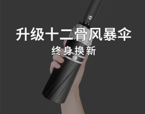 12骨全自动雨伞男女晴雨两用结实防紫外线