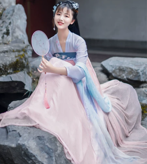 【齐胸襦裙】【如梦霓裳】原创汉服女对襟上襦...