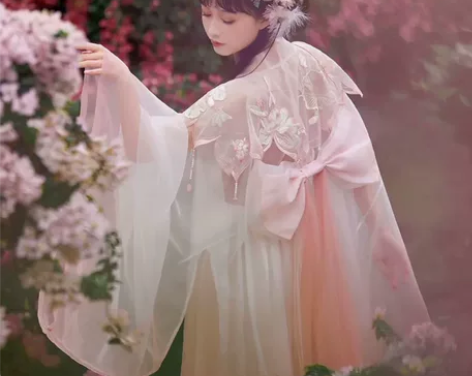 七月夕倾城吊带齐胸绣花柯子裙重工五层摆蝴蝶...