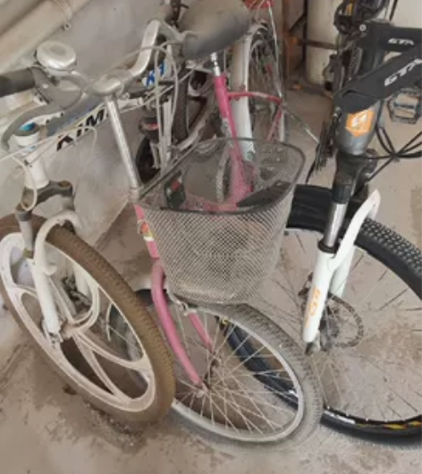 凤凰牌自行车，粉色的 五百入手的，八九成新...