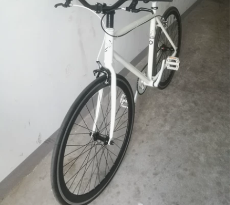 单速 死飞 自行车 车架是死飞规格铝架 现...