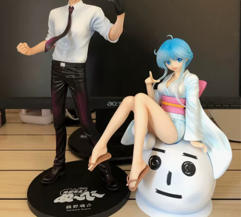 【暂挂】地狱老师 鵺野鸣介 雪女手办 收到...