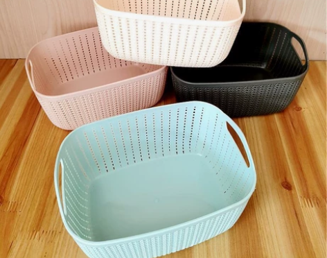 【9.9两个包邮】仿藤水果篮子藤编面包篮厨...