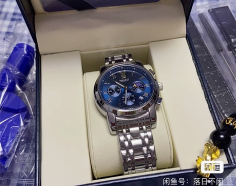 2022新款欧美花花公子手表 钢带本蓝超薄...