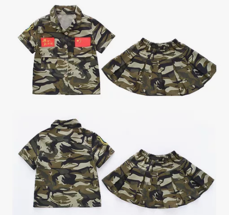 尺码原因，出手闲置宝贝演出迷彩服，只穿过一...