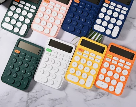 计算器时尚迷你小号韩国糖果色女神款便携小