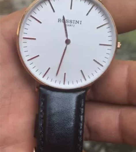 专柜正品罗西尼手表5769男士石英超薄皮带...