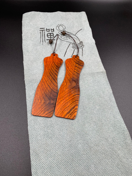 极品书签  原木花纹 墨西哥红酸枝 一对一...