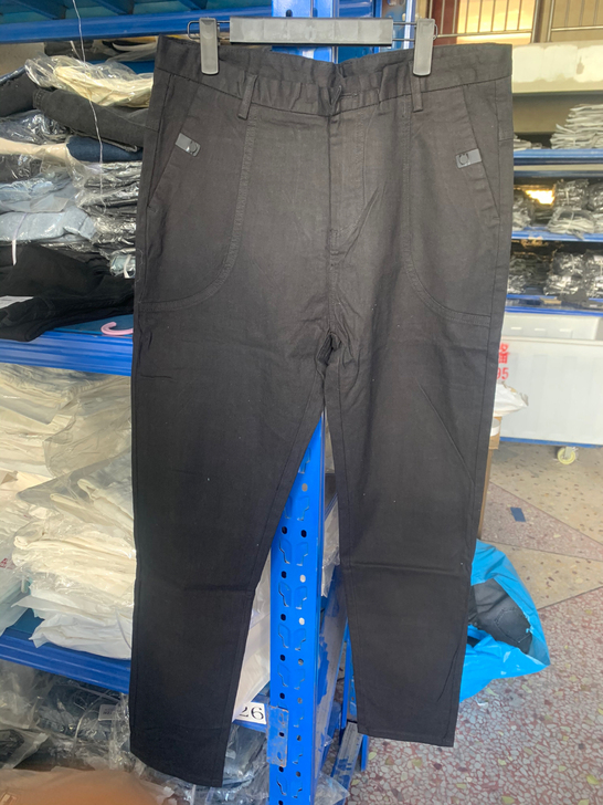 34码男士高品质纯棉休闲裤秋冬新款