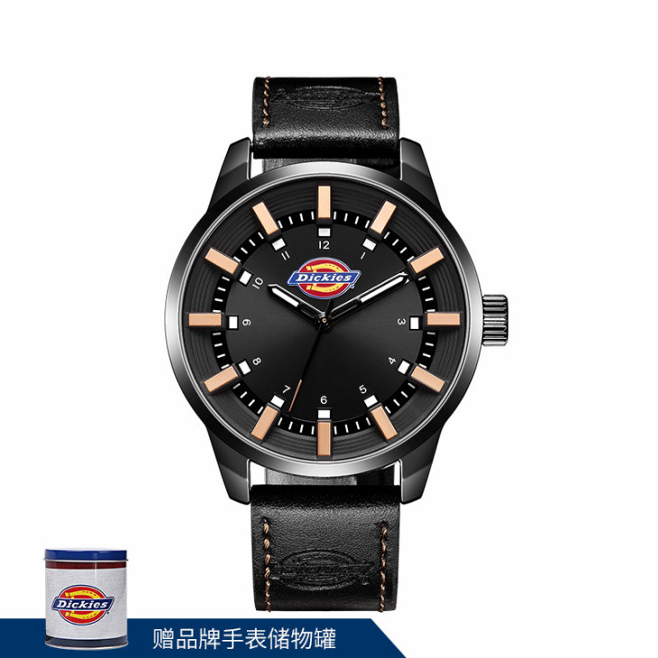 美国Dickies手表时尚简约潮流大表盘男...