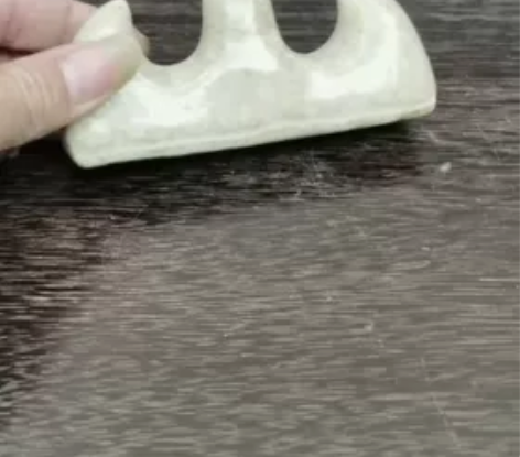 古玩篇～文房笔架山 品名：哥釉笔架山 尺寸...