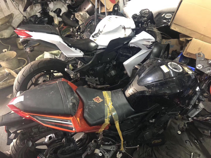 川崎忍者250 z250 整车拆车件