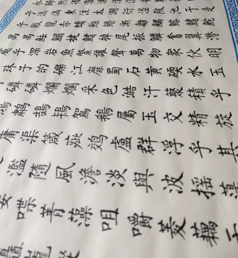 手写《上林赋》成品，七夕礼物。  手写 5...