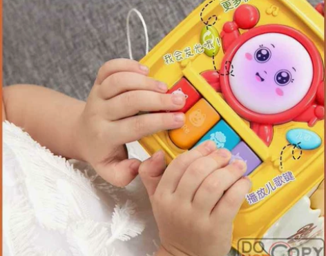 【全新特价包邮】六面体拍拍鼓手拍鼓益智音乐...