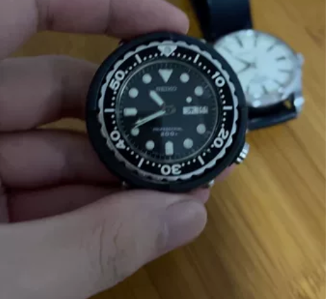 精工石英罐头 潜水表 sbbn009 7c...