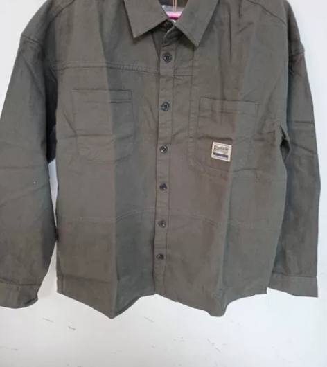 男士休闲工装衬衫全新，加厚不加绒，上身效果...