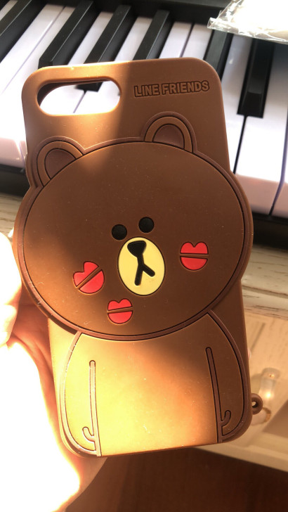 苹果7p防摔挂绳手机壳 材质:硅胶 风格:...