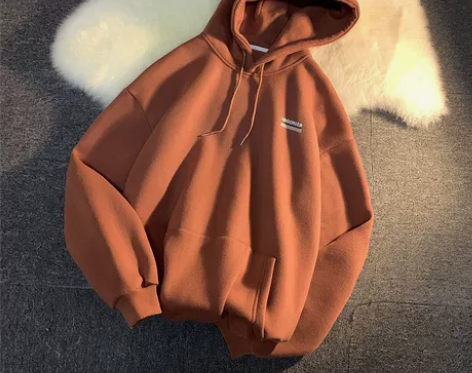 秋季港风连帽卫衣男宽松潮流百搭简约薄款卫衣...