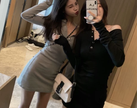 连衣裙2021新款女气质紧身包臀裙春季轻熟...