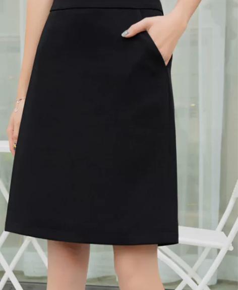 a字裙 半身裙女中长款2022新款黑色职业裙西装裙工装裙夏秋...