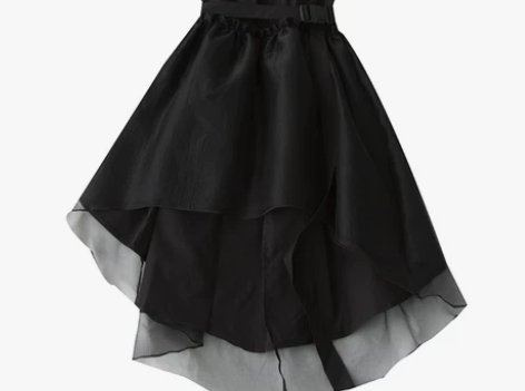 方领暗黑法式在逃公主风蓬蓬裙连衣裙女夏季收...