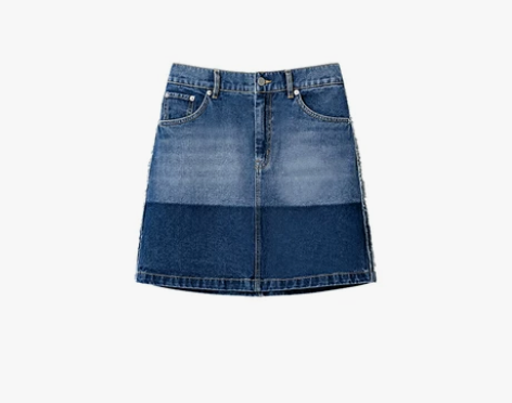 ?[转卖]D家 经典蓝 环锭纱风格牛仔短裙...