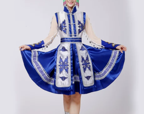 蒙古服装女舞蹈蒙族艺考成人新款现代民族风蒙...
