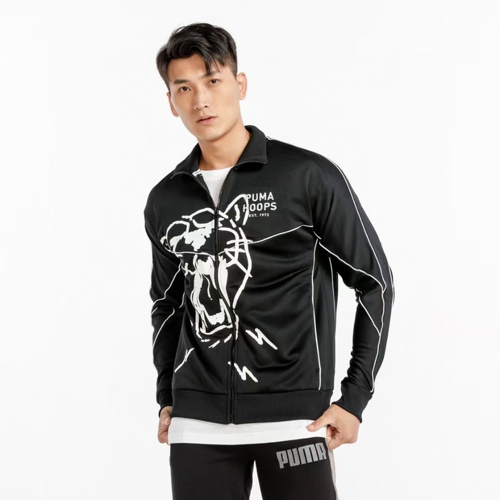 PUMA彪马新款男子休闲印花外套夹克 FL...