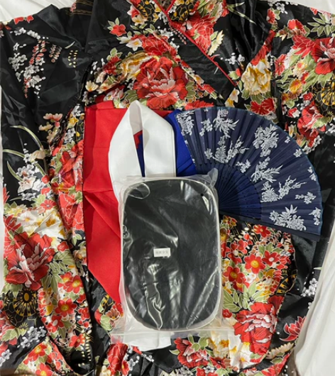 地狱少女阎魔爱cos S码（和服+假发＋扇...