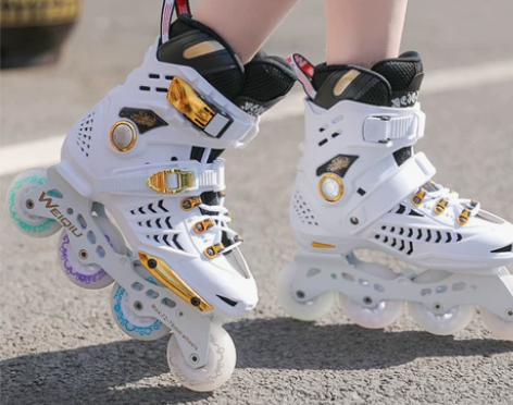 溜冰鞋成人专业平花式校园轮滑鞋男女成年初学...