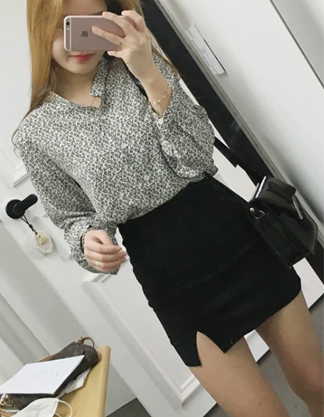 工装裙 工装裙包臀裙夏款高腰半身裙开叉弹力...